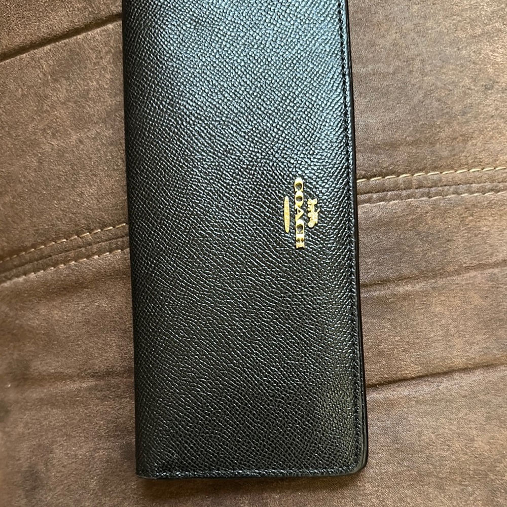Coach Black Leather Wallet